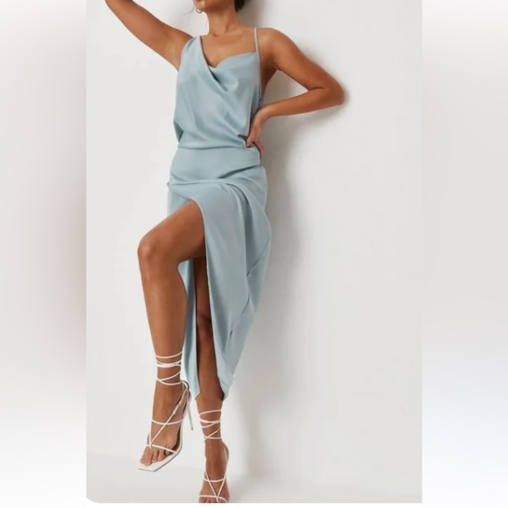 Elegant Draped Women's Dress